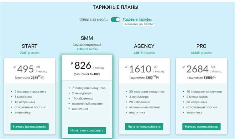 Хитрости создания тарифов